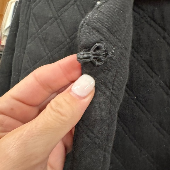 J Crew Factory Black Quilted Women's Jacket - Picture 6 of 7